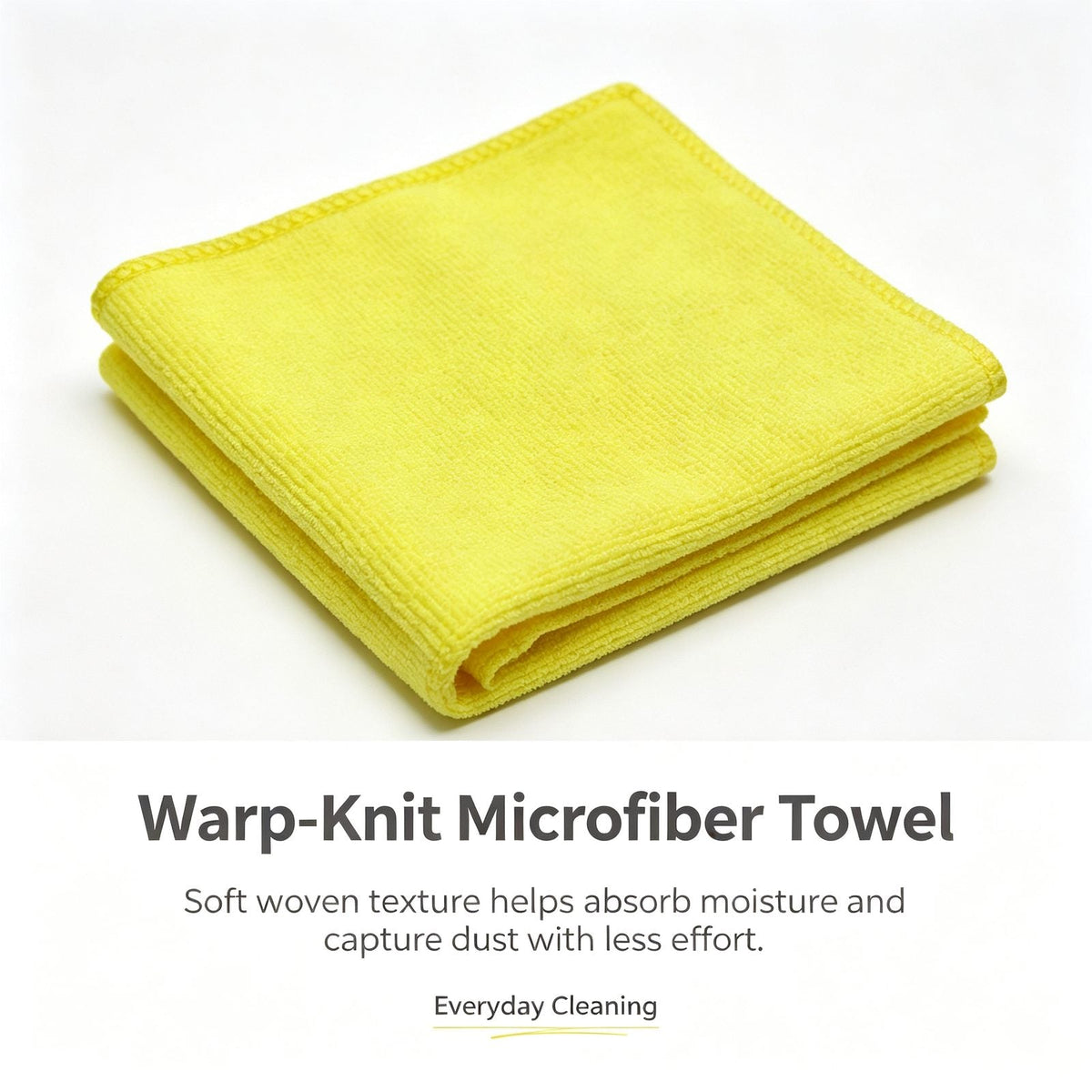 Warp-Knit Microfiber Towels