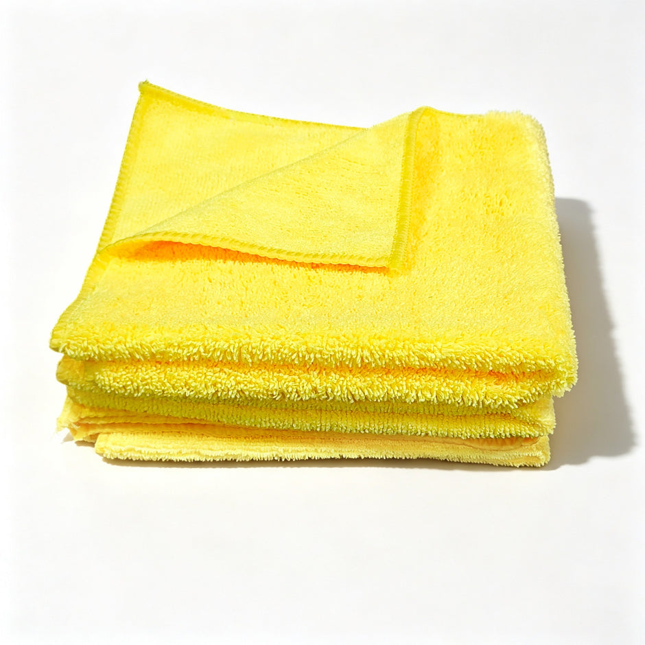 400gsm high low plush car detailing towel
